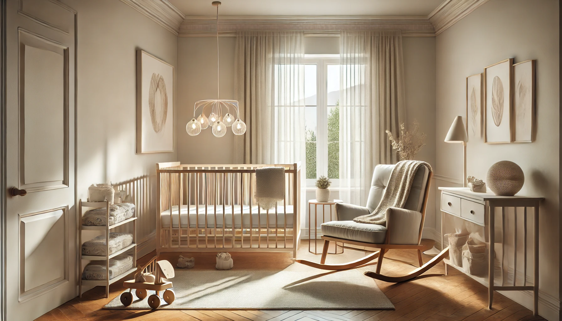 a cozy and modern atmosphere for parents preparing for their baby’s arrival.